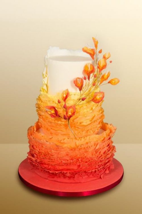 Orange Red And Yellow For A Fall Wedding