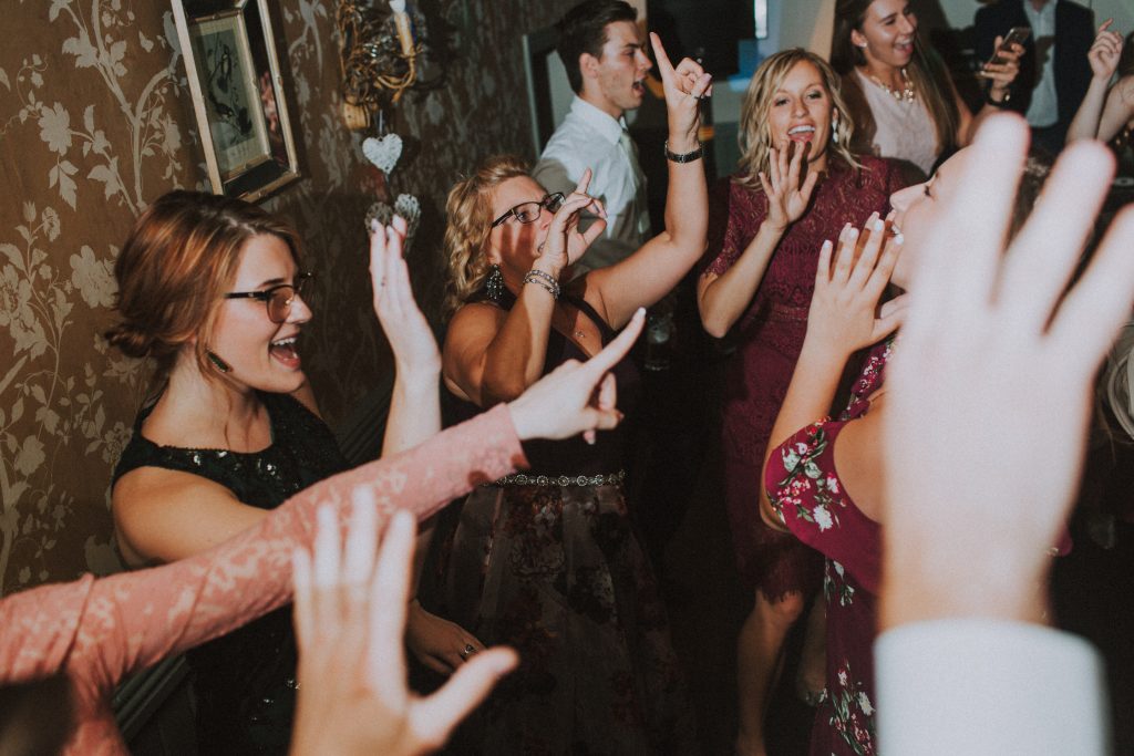 Dancing at the reception