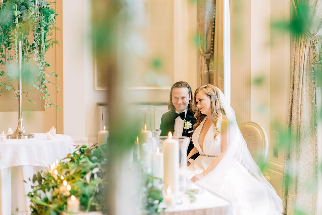 Couple during Wedding Ceremony,Adare Manor