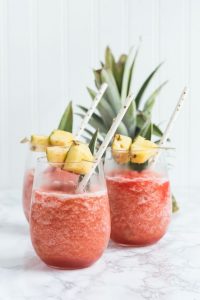 Coconut Pineapple Rum Slush