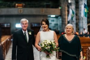 Bridal Processional with her Parents