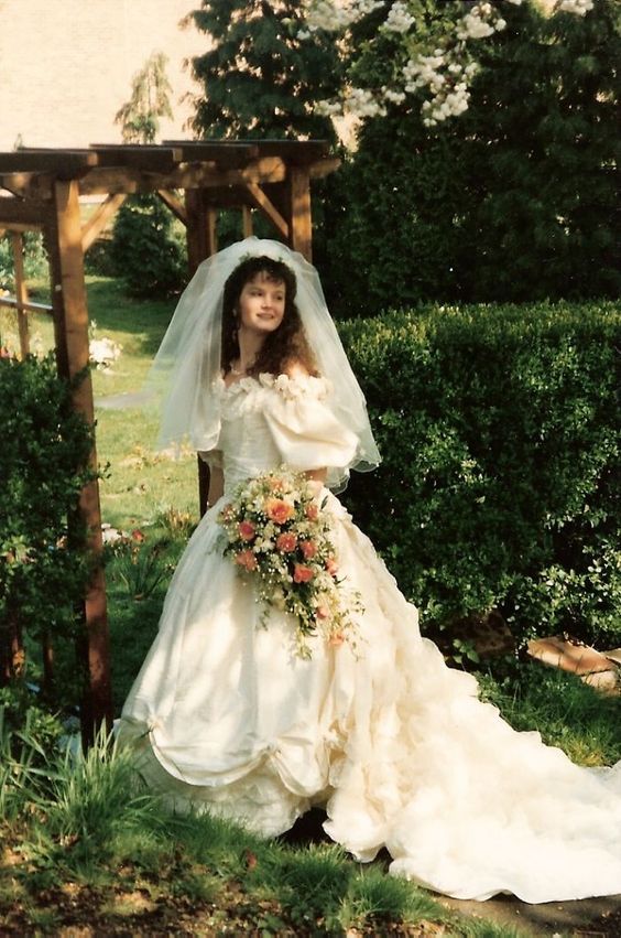 1980s Wedding Dress