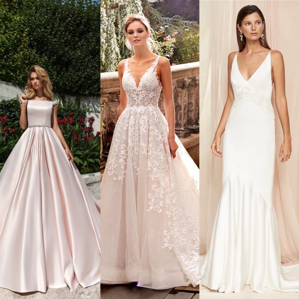 Wona concept ball gown wedding dress, Kleinfeld A-line wedding dress, Savannah Miller empire waist wedding dress