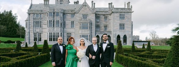 Their dream came true – A fabulous union filled with love at the luxurious Adare Manor